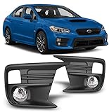 Winjet WJ30-0629-09 Replacement for 2018-2019 Subaru WRX Front Clear Fog Light Pair Wiring Kit Inculded
