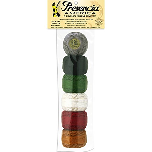 Presencia Finca Perle Cotton Size #8 Thread Sampler Pack for