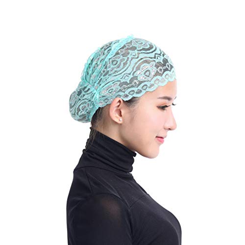 Weixinbuy Women's Hijab Caps Headscarf Middle Eastern Turban Hijab Headwrap Cover for Women