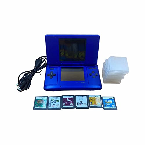 Nintendo DS Electric Blue and Animal Crossing Wild World Bundle