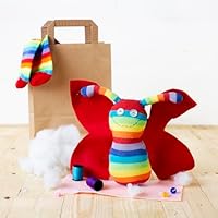 Sock Butterfly Craft Kit - Complete Sewing kit to Create Your own Butterfly