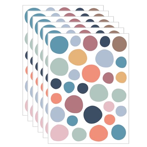 WMUVAZA Wandsticker Tupfen Punkte für Kinderzimmer, 180 Stück...