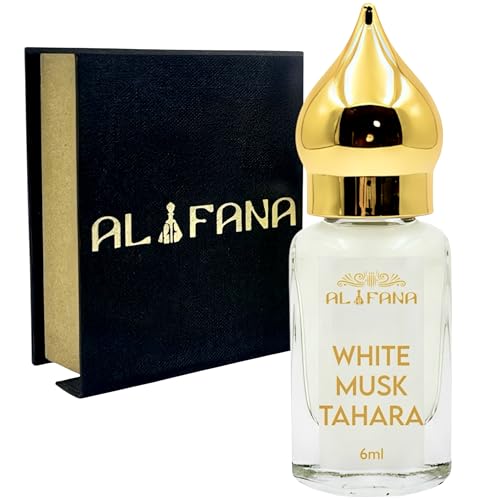 Image of White Musk Tahara Attar for Men & Women | Premium Non Alcoholic Roll On Perfume Oil | Long Lasting Soft Clean Musky Floral Fragrance | Daily Wear Ittar | 6 ml