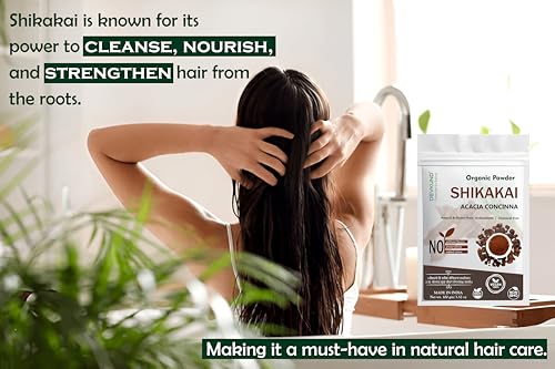 Image of Shikakai Powder - 200g | 100% Pure & Natural Herbal Hair Cleanser | Deep Cleansing & Soft Hair | Natural Conditioner for Healthy Scalp | No Added Preservatives
