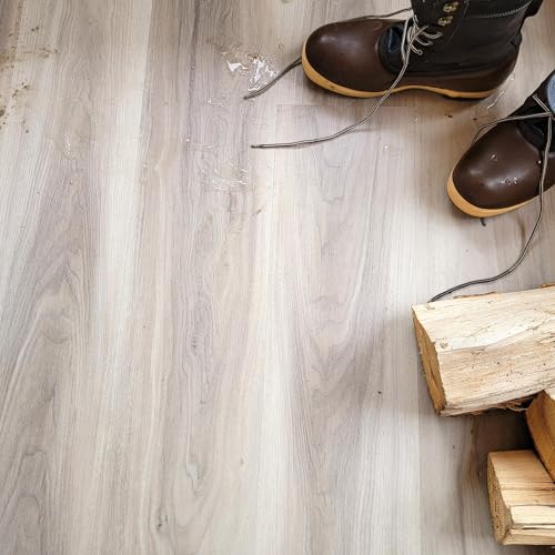 Image of Allure Wide Plank Luxury Vinyl Flooring, Almond Honey Aspen 9 inch x 60 inch x 8mm Thick Vinyl Planks with Click and Lock Installation, 1 Box 21.45 sqft