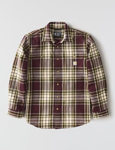 Image of Carhartt Men's Hubbard Loose Ls Plaid Shirt