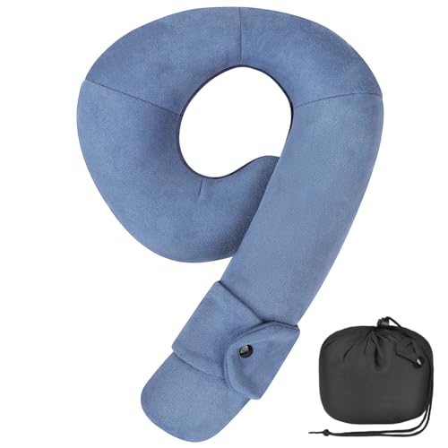 Image of Kids Travel Neck Pillow, Toddler Travel Pillow for Car & Airplane | Comfortably Travel Neck Pillow with Head & Chin Support for Road Trip Rest, Gifts for Toddler /Kids