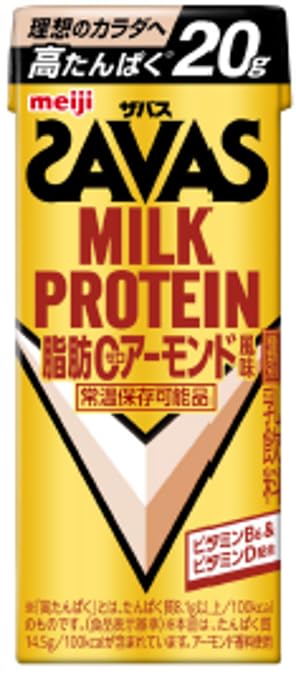 Amazon.co.jp: SAVAS(ザバス) MILK PROTEIN 脂肪0 アーモンド風味