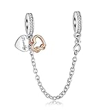 Kompatibel mit Armband und Halskette: Dieser Charm-Anhänger passend für mit den meisten europäischen Armbänder wie Pandora Armbänder Biagi, Troll und Chamilia European Armbänder.