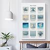 MDBJTCYZN Cloud Identification Guide Poster - Complete Chart of Cloud Types, Educational Weather Science Print for Classroom Homeschool Decor(Unframed,08x12inch(20x30cm)) #3