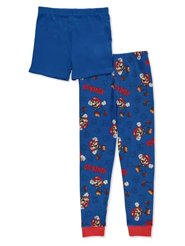 Super Mario Bros. Power-Up 4-Piece Boys Pajama Set2