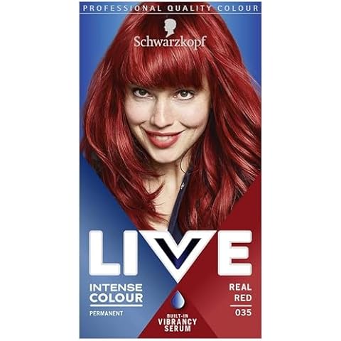 Schwarzkopf LIVE Deep Red Permanent Hair Dye Cover