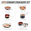 Quality Cookware: Your Kitchen’s Best Friend 2 Gotham Steel 12 Pc Ceramic Cookware Set Nonstick, Ceramic Pots and Pans Set Non Stick with Steamer for Cooking, Non Toxic PFOA PFOS Free, Ergonomic Stay Cool Handles, Oven & Dishwasher Safe, Copper #1