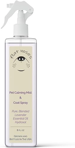 Pet Calming Mist - Lavanda orgánica pura, alivia el estrés del perro de fuegos artificiales, viajes, visitas al veterinario, ansiedad por