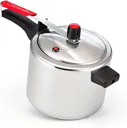 PANELA DE PRESSÃO FECHAMENTO INTERNO ALUMINE 4,5L POLIDO