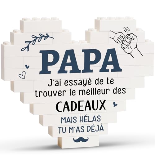 Greatabox Idée Cadeau Papa, Cadeau Papa Noel Anniversaire, Annonce Grossesse Papa, Cadeau pour Papa Plaque,...