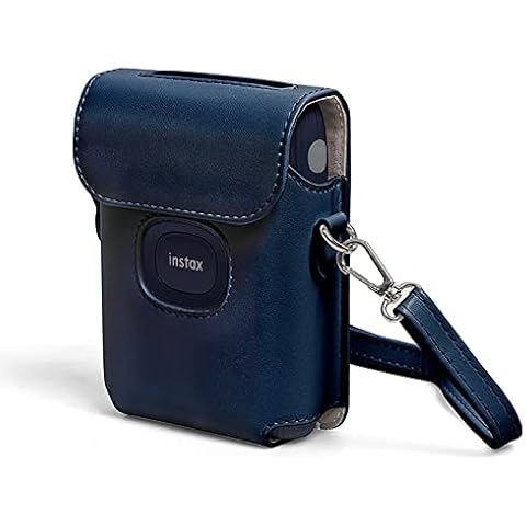 HIYQIN Mini Link 2 Printer Case, PU Leather Mini Printer Case Bag for Fujifilm Instax Mini Link 2 Bag Cover with Adjustable Shoulder Strap Cover