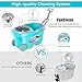 FunClean Spin Mop and Bucket,Mop and Bucket with Wringer Set for Home,360 Spinning Mopping Floor Cleaning Tool with 6 Microfiber Replacement Head Refills,61