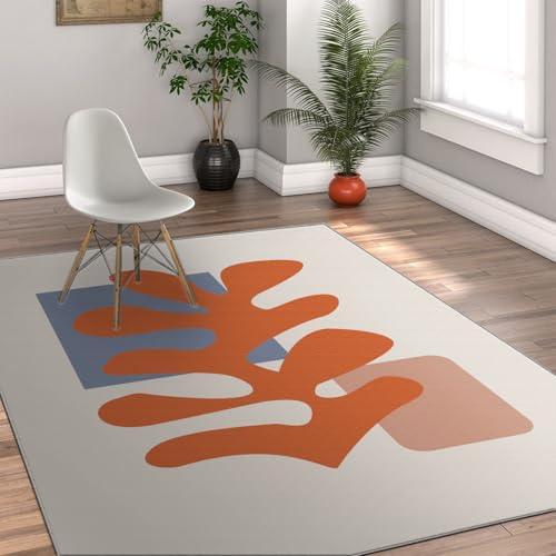 Tapis antidérapant non perte lavable bleu coastal mer 90x150cm - 4