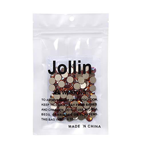 Image of Crystal Flatback Rhinestones Gems for Crafts 8.4mm SS40, Amber | Glue Fix, 144pcs Glass Rhinestones for Crafting, Clothes, Tumblers, Nail Art, Shoes, Bags, Caps & Accessories Decoration