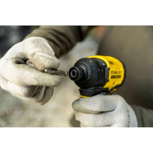 Image of STANLEY FATMAX SBI811-B1 20V MAX CORDLESS Brushless 1 /4 Inch Hex Impact Driver | 2900 RPM Variable Speed | 180 Nm High Torque Heavy Duty Power Fastener - BARE TOOL (Battery & Charger NOT Included)