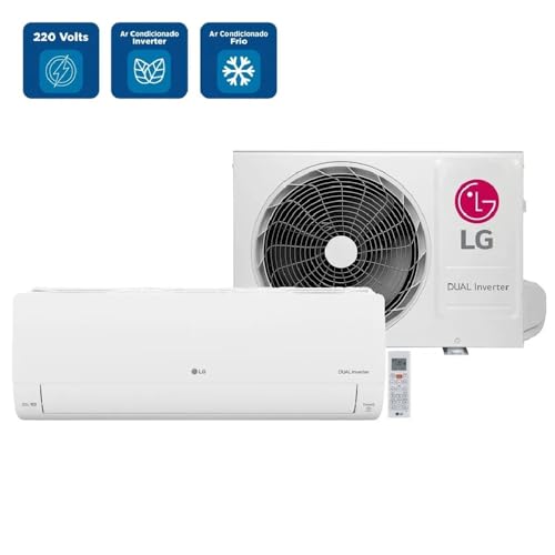 Ar Condicionado Split 12000 Btus Lg Dual Inverter Voice +ia Frio S3nq12ja31l.eb2gam1-220v #1