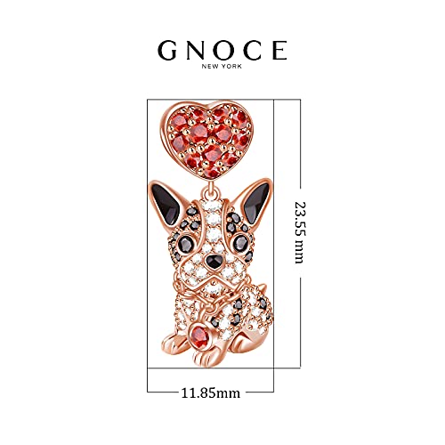 Image of GNOCE Pet Dog Bowl Bead Charm For Women, S925 Sterling Silver Bead Charm NecklaceBracelet for Her, Jewelry Gift