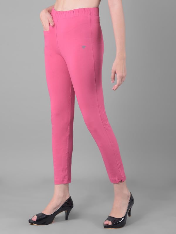 Image of Comfort Lady Women Cotton Blend Regular Fit for Casual,Formal and Daily Use Kurti Pants with Front Pocket