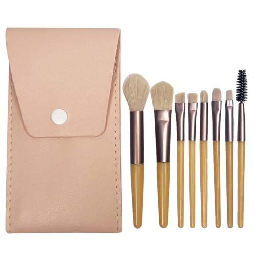 Make Up Brushes Set of 8, Professional Foundation Concealers Powder Blush Blending Face Eye for Travel,Suitable for daily use and travel, it is convenient to carry.