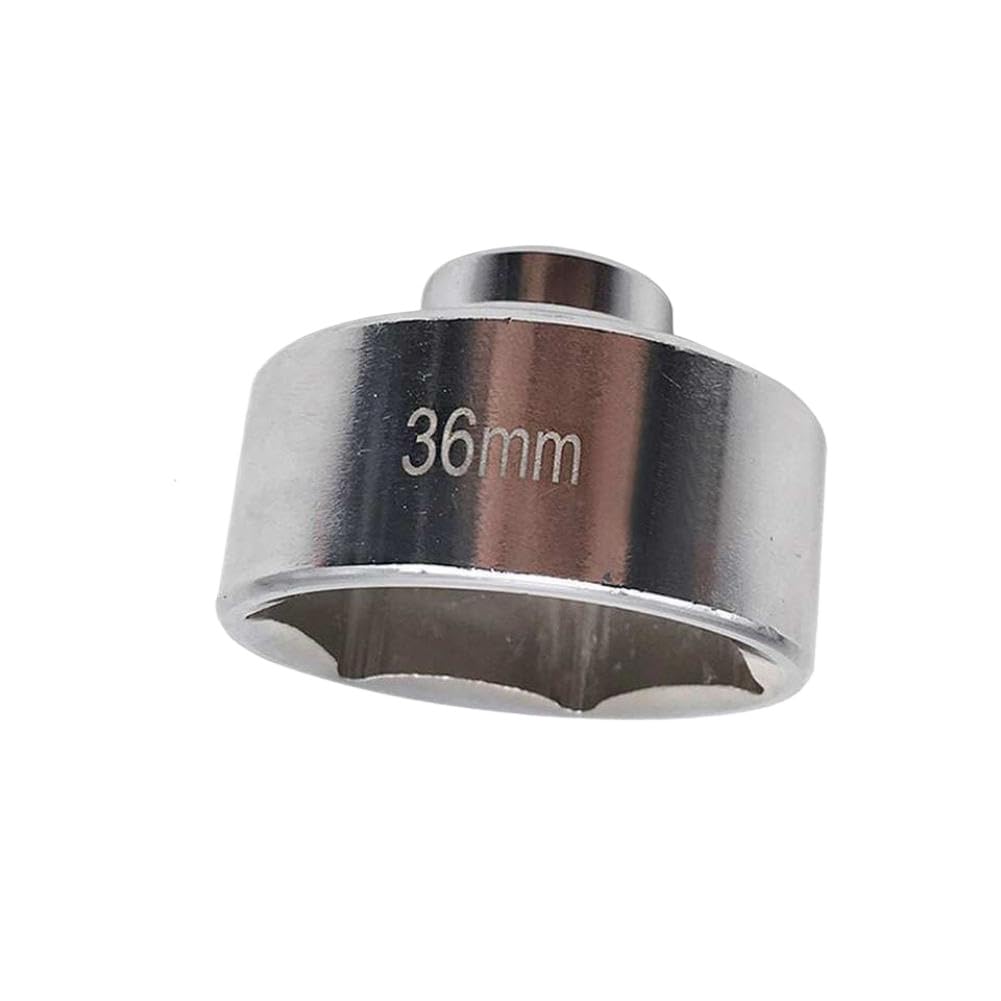 Strumento per rimuovere l'alloggiamento del contenitore da 36 mm compatibile con la funzione Strumento chiave per filtro dell'olio con presa per filtro dell'olio per basso profilo