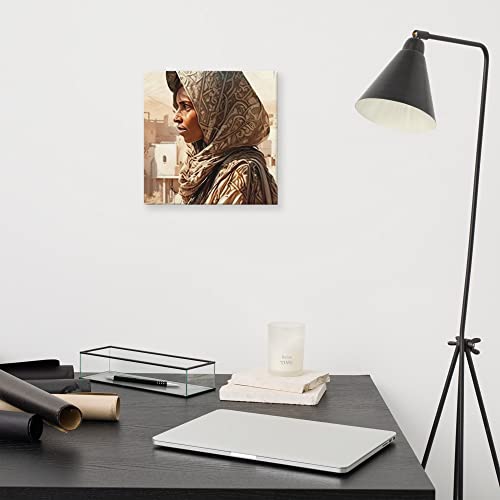 Tableau The Enigma of the Veiled Woman décoration murale salon et chambre moderne