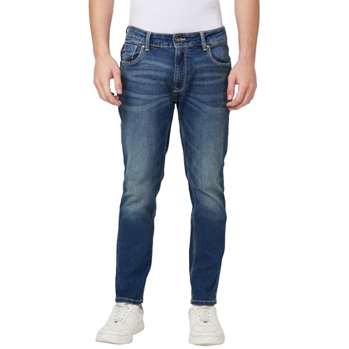 Image of Spykar Men's Rover Regular Fit Mid Rise Casual Jeans