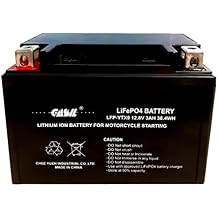 Lithium Motorcycle Battery YTX9-BS LiFePo4 BATTERY Replacement for ZX636-B, C Ninja ZX-6R, ABS 2003-2019