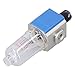 ANKROYU Air Compressor Lubricator Pneumatic Filter Water Oil Separator High Efficiency 0.05 0.9Mpa 75CC Cup Capacity for Industrial Air Tools Aluminum Alloy Construction (GL200-06)