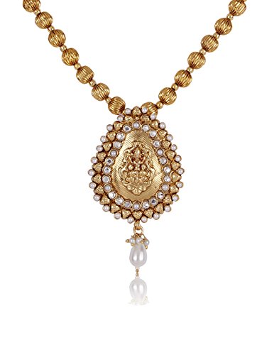 Traditional Temple Pendant Set for Women