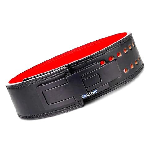 Image of Weight Lifting Lever Belt -Power Lifting Belt for Men & Women for Lower Back Support, Multipurpose Gym Workouts Deadlifts Squats Powerlifting - 4 Inch Wide (M)