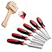 KingTool 87 Pc. Advanced Wood Chisel Set with Storage Case Including Superior Chisels | Heat-Treated Cr-V Alloy Blades Premium Chisel Set for Carpentry Craftsman