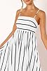 chouyatou Women's Striped Back Smocked Maxi Dress ... #5