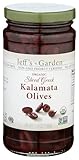 Jeff's Garden, Olives Kalamata Organic, 7 Ounce