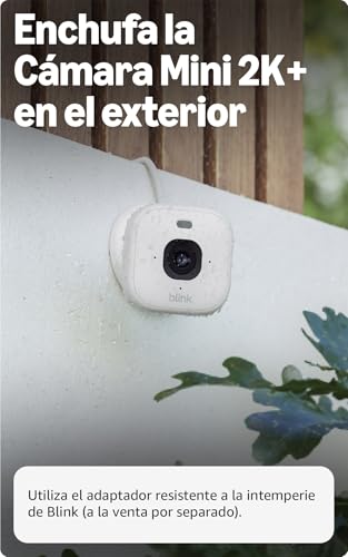 Miniatura 7 de Cámara Mini 2K+ Blink (última generación) | Cámara de seguridad doméstica con enchufe, resolución de vídeo 2K, zoom de 4 aumentos, visión nocturna en color | Compatible con Alexa | 1 cámara - Blanco