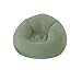 ED ENJOY HOME Poltrona da esterno gonfiabile, 100 x 100 cm, verde salvia, 100% PVC Flocké, collezione giardino Borneo immagine