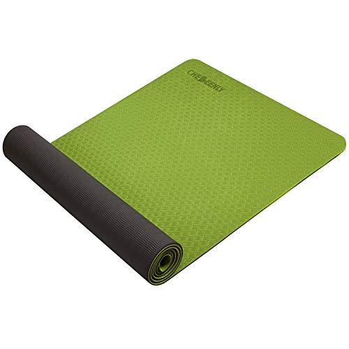 Yoga Mat Exercise Mat, Fitness Mat for Woman 6mm Non Slip Pro Workout Mat for Yoga Pilates