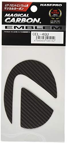 HASEPRO (ハセ・プロ) マジカルカーボン【リアエンブレム】(ガンメタ) レクサス GS/IS GRL1# / GSE3# CEL-4GU