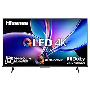Hisense 43E7Q PRO Fehrnseher,43 Zoll, 4K UHD QLED, Smart TV,144Hz Game Mode PRO,Filmaker Mode, AMD FreeSync Premium,AI HDR Upscaler,Dolby Vision IQ,Dolby Atmos,Sprachsteuerung [2025]