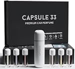 Diffuseur de parfums de voiture, (modifié) Air désodorisant, diffuseur sans eau, ultrasonore intelligente Air Refroidisseur avec 6 Parfums premium, Automatique (Off/Off), Cadeau de voiture pour hommes et femmes (Noir)