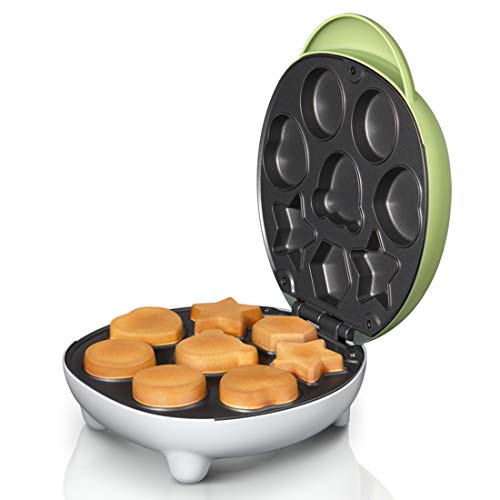 LTLWSH Máquina para Hacer Cupcakes, Cake Pop Maker, diseño de Dibujos Animados, Control Termostático de Doble CRA Mango Fresco con Indicador