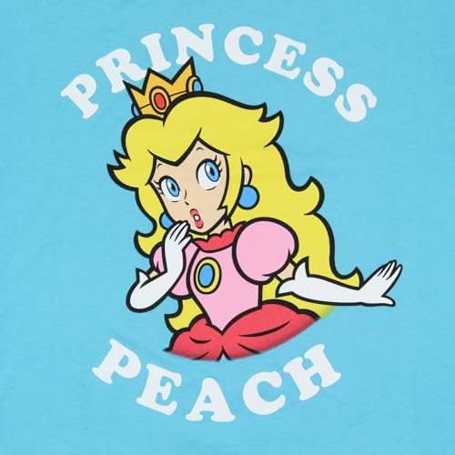 Nintendo Super Mario Boys' Princess Peach Graphic Print Kids Gaming T-Shirt2