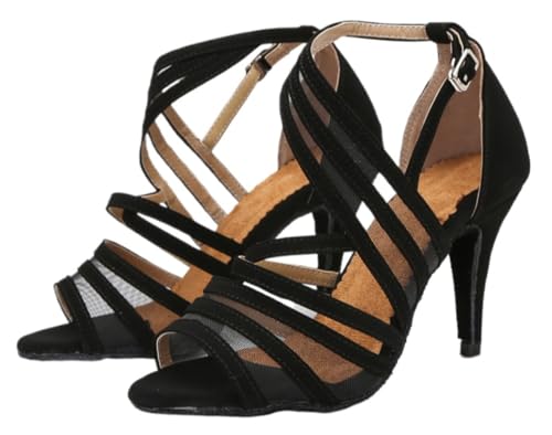 [kzzkoo] �Ќ��_���X�V���[�Y ���f�B�[�X ���_�� ���e�����p�Ќ��_���X�V���[�Y �傫���T�C�Y �n�C�q�[�� �C �����T���_�� �p���v�X �_���X�q�[�� 22.0-26.5 �X�g���b�v �I�[�v���g�D �p�[�e�B�[ ���� ���o ���r (�u���b�N,26.5 c