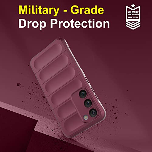 Image of Amazon Brand - Solimo Mobile Cover for Samsung Galaxy S23 Plus (Silicone Plum)