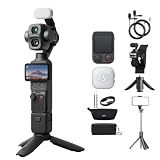 DJI Osmo Pocket 4P Combo Vlog, fotocamera vlog a doppio obiettivo